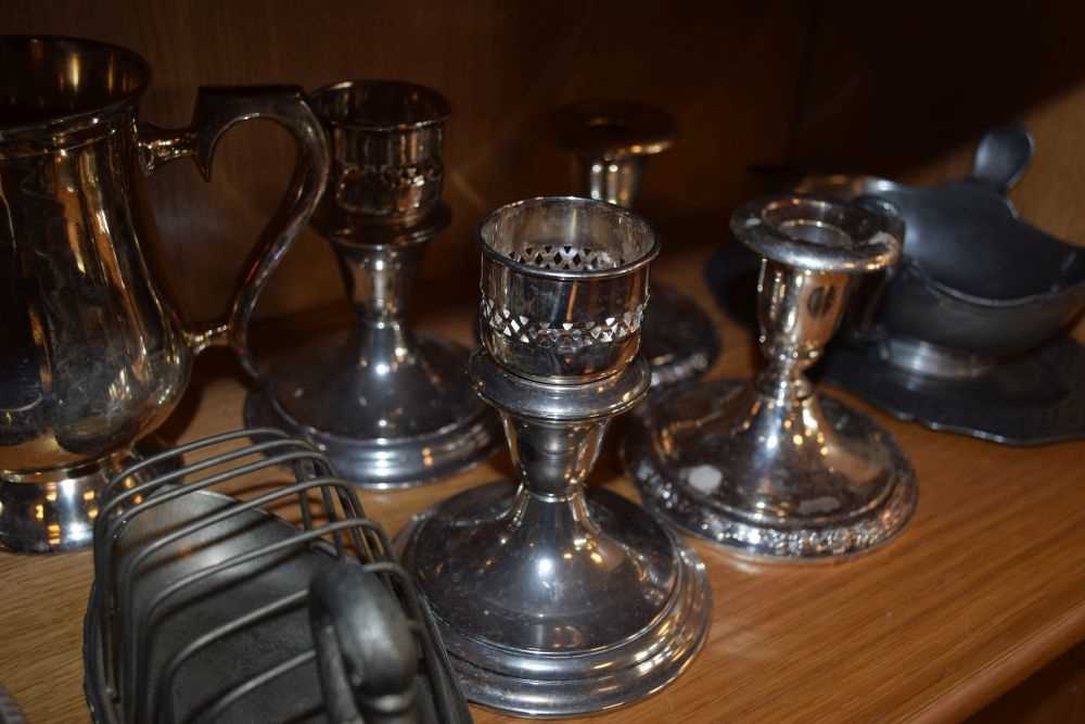 Small quantity of silver plate and pewter - Image 6 of 8