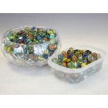 Quantity of glass marbles