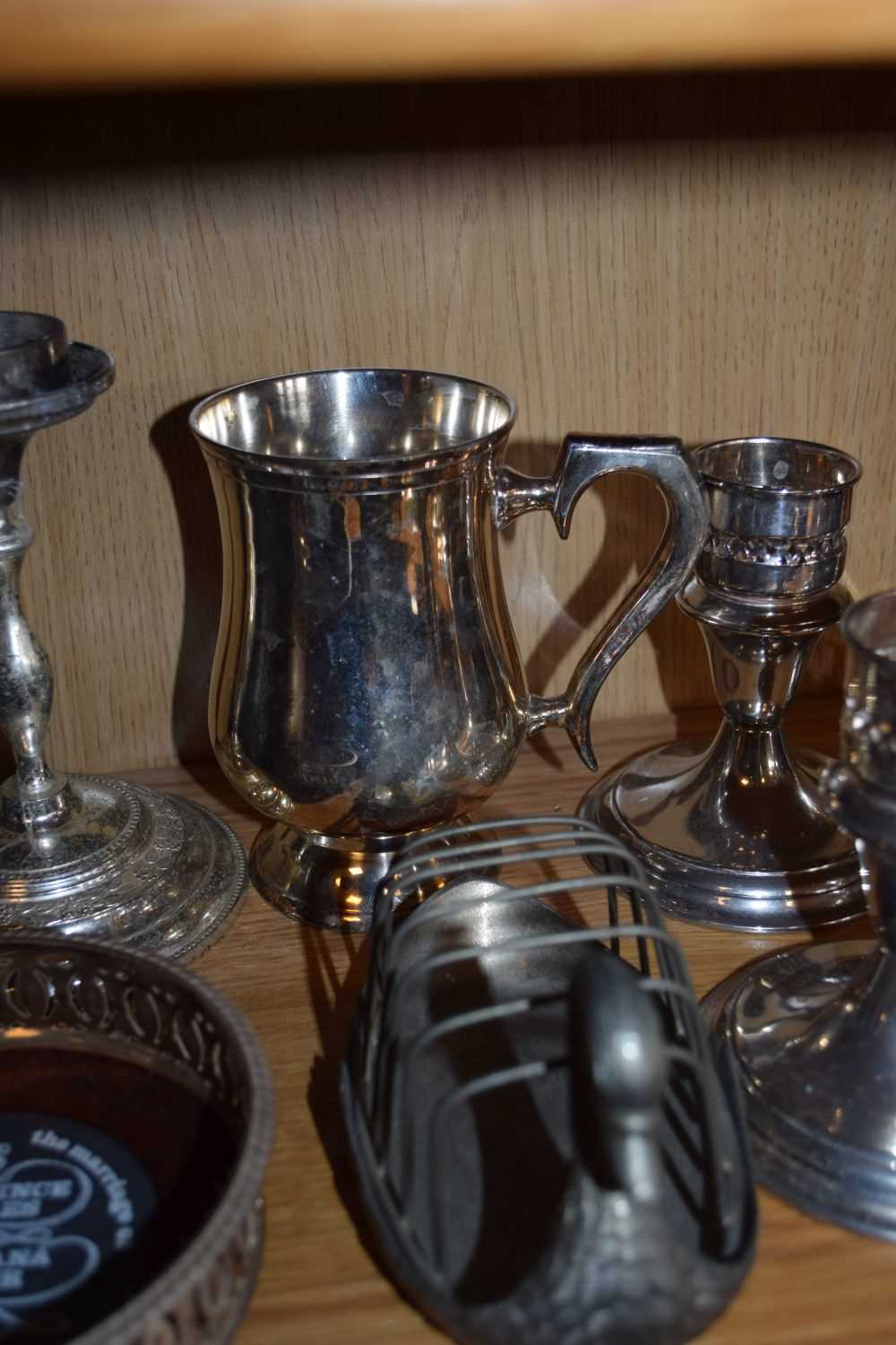 Small quantity of silver plate and pewter - Image 5 of 8