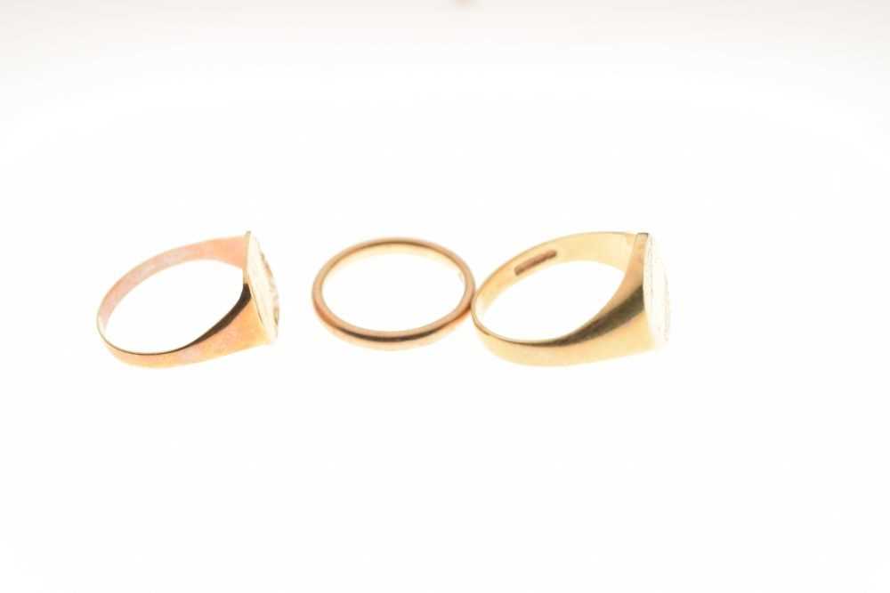 Two 9ct signet rings - Image 5 of 5