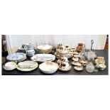 Quantity of ceramics etc