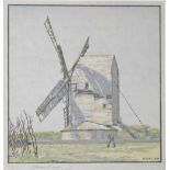 Oliver Senior - Coloured lithograph - 'Friston Mill'