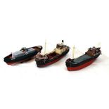 Three scratch-built model boats - 'Raylight' and two others