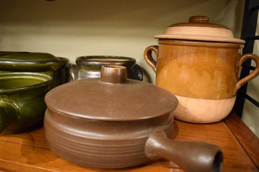 Quantity of Denby tea and coffee wares, together with lidded pans, etc - Image 2 of 4