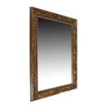 Gilt frame rectangular mirror