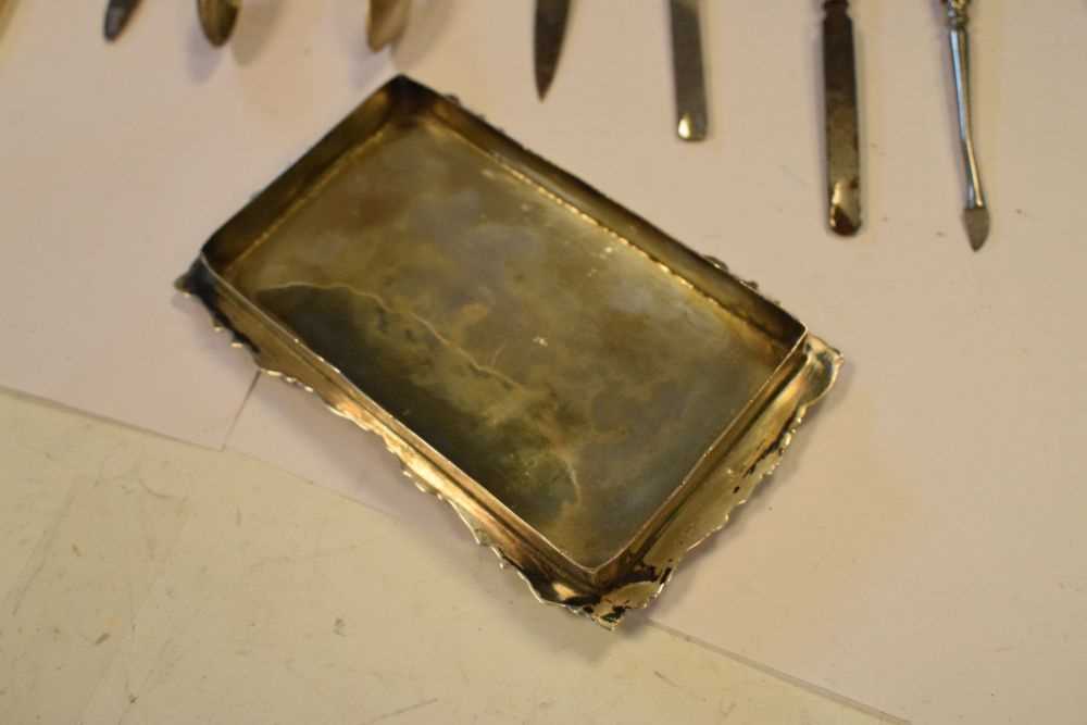 Quantity of sundry silver, etc - Image 4 of 5