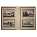 Four 18th Century engravings - 'Engraved for Chamberlain's History of London'