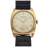 9ct gold Minster wristwatch