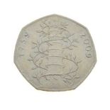 Royal Mint 2009 'Kew Gardens' 50p coin (1)