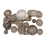 Quantity of Queen Victoria mainly GB silver coinage