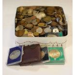 Quantity of GB and world coins,