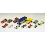 Quantity of loose playworn diecast model vehicles