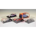 Group of plastic-cased slot cars to include; Ninco, Slot.it & Scalextric