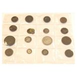 Quantity of Georgian mainly silver coinage, etc