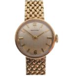 Lady's Marvin 9ct gold wristwatch