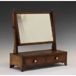 19th Century mahogany dressing table mirror