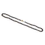 Tinted cultured freshwater pearl necklace