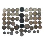 Coins - Quantity of GB Victorian silver coinage, shillings, etc