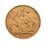 Coins - Edward VII gold sovereign, 1904