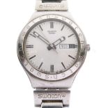 Gentleman's stainless steel Swatch wristwatch