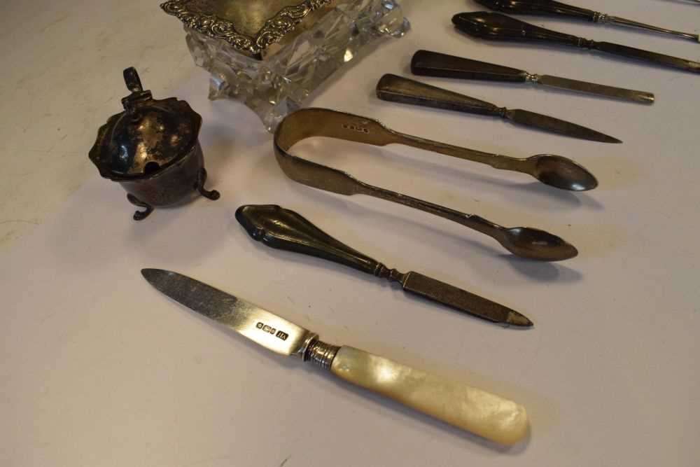 Quantity of sundry silver, etc - Image 2 of 5