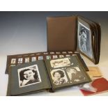 Album of 1920s/40s portrait postcards,