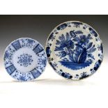 Delft ware dish and plate