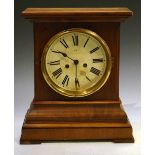 Walnut mantel clock