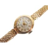 Cortebert - Lady's 9ct gold wristwatch