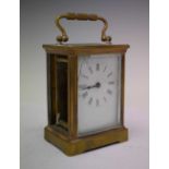 French brass carriage clock