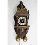 Reproduction Dutch-style wall clock