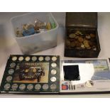Quantity of GB and world coins and medallions