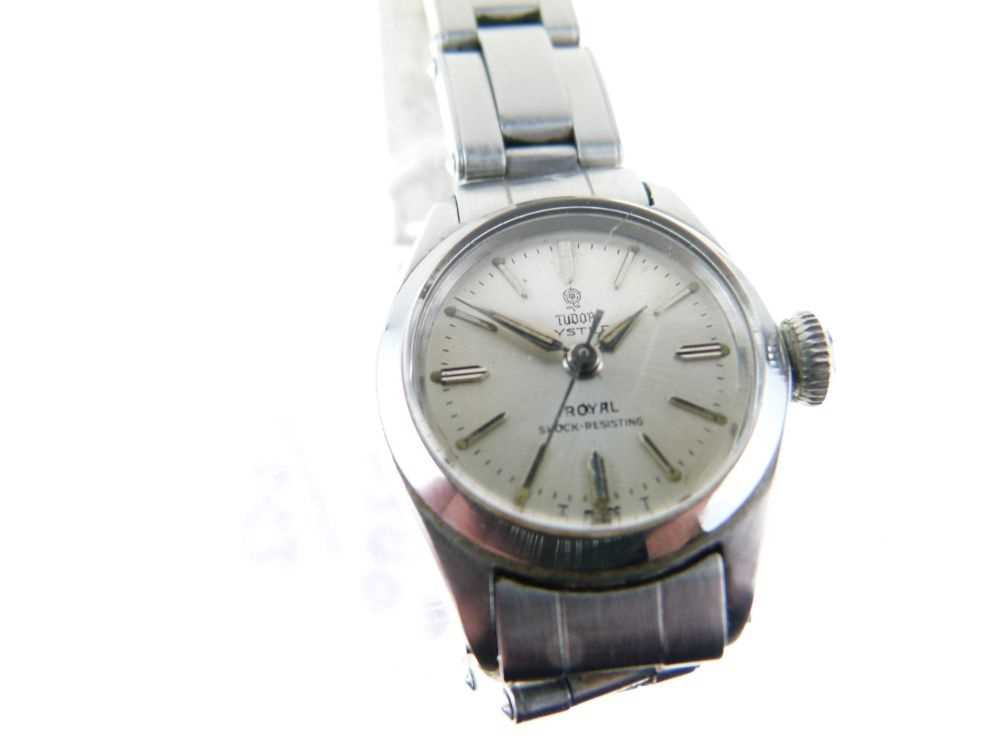 Tudor - Lady's Oyster Royal manual wind bracelet watch - Image 3 of 9