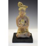 Antiquities - Pre Columbian type Mayan Jaina island clay figure