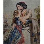 19th Century Berlin needlework picture