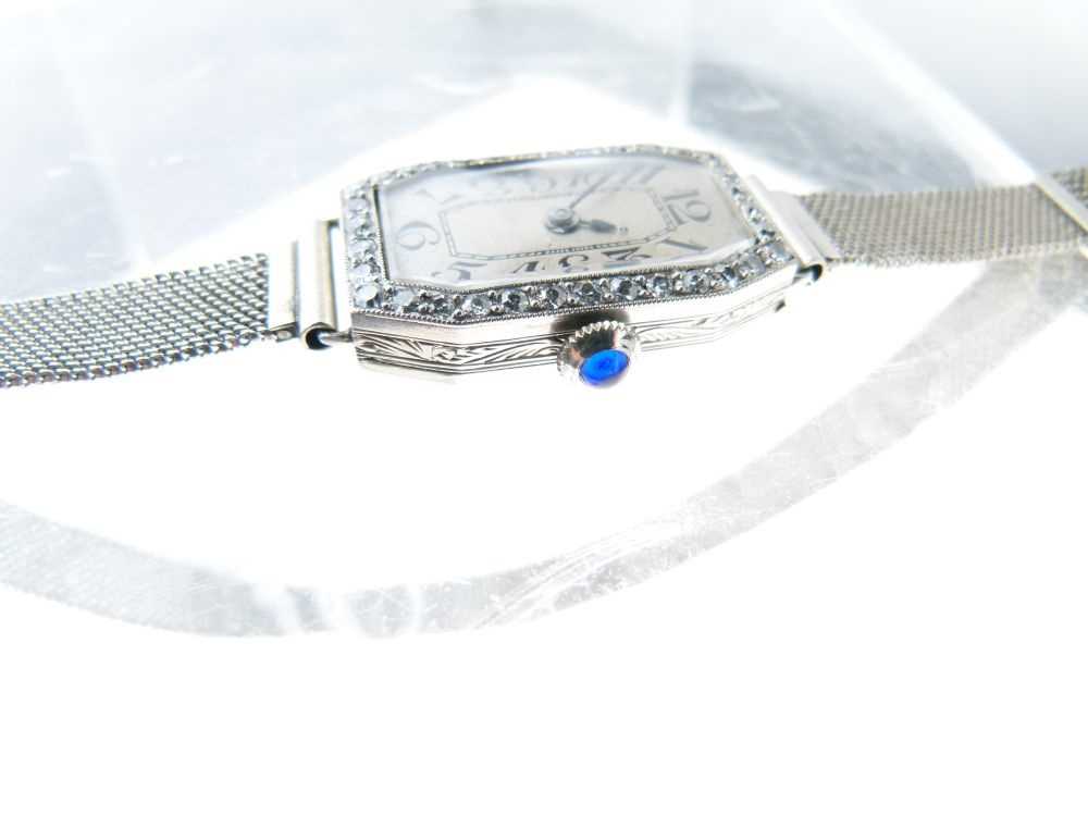 Lady's Art Deco white metal cased cocktail bracelet watch - Image 2 of 6