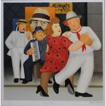 Beryl Cook - Limited edition print - 'Tango Busking'