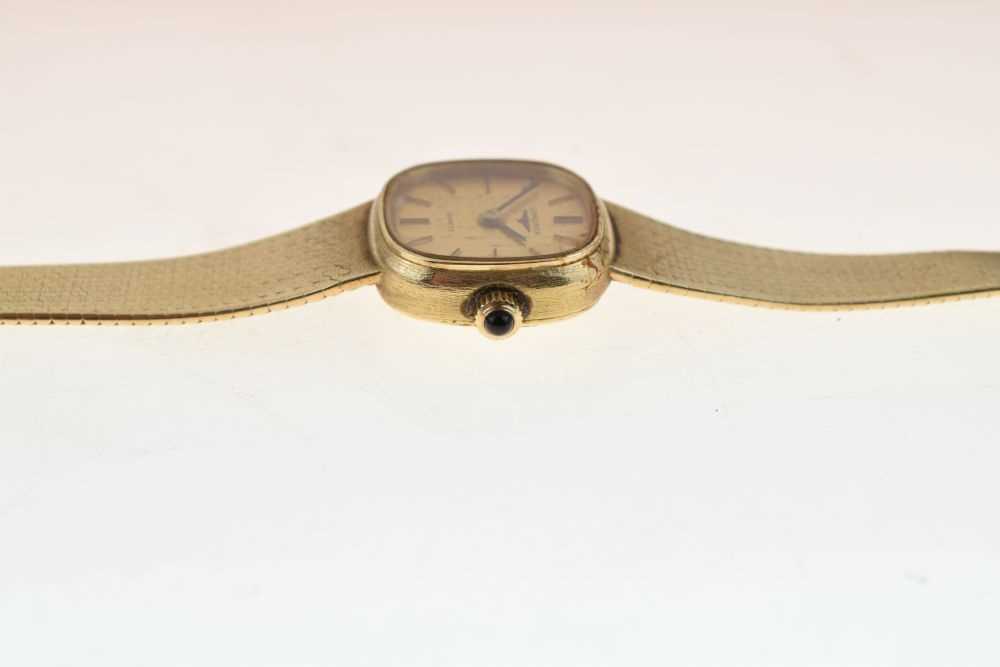 Longines - Lady's 14ct gold bracelet quartz watch - Image 4 of 8