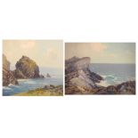 Frederick John Widgery, (1861-1942)- Two coastal landscapes