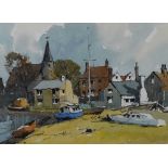 Edward Wesson, RI, (1910-1983) - Watercolour - Piddinghoe