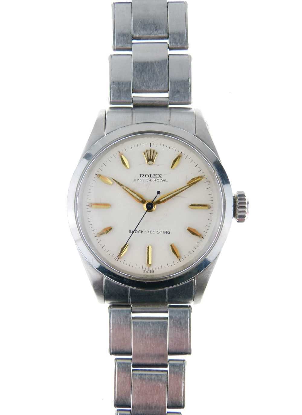 Rolex - Gentleman's stainless steel Oyster Royal wristwatch