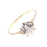 Solitaire diamond ring