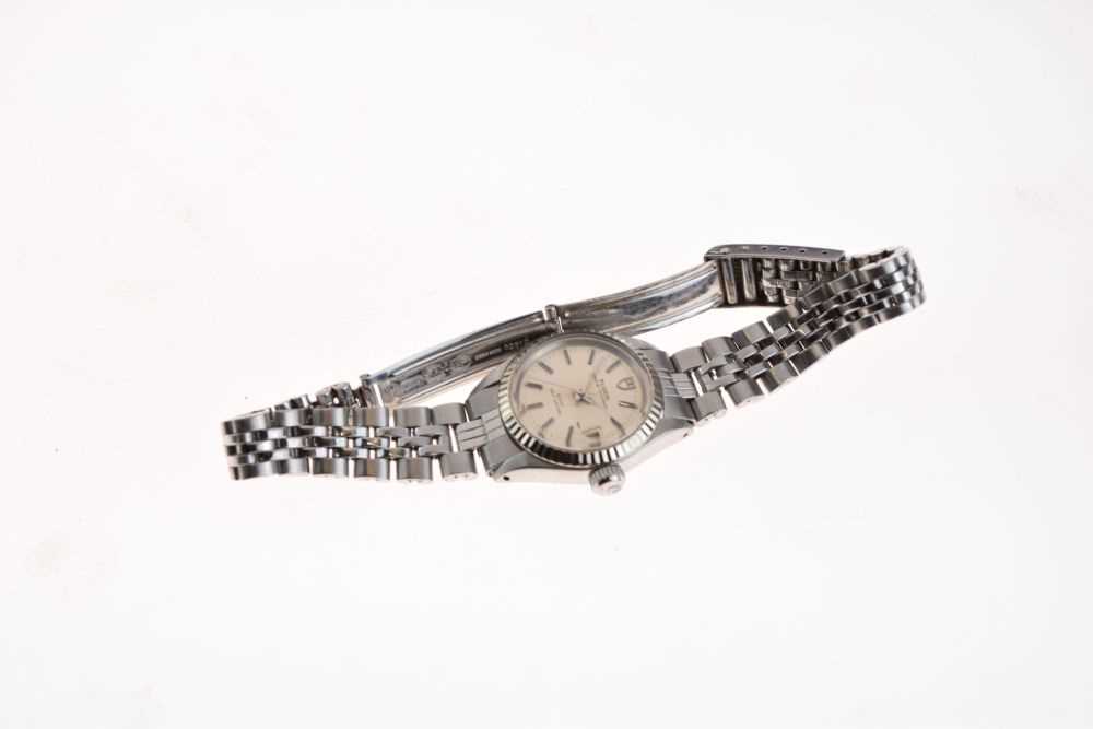 Tudor - Lady's Princess Oysterdate stainless steel automatic bracelet watch - Image 8 of 10