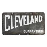 Cleveland Guaranteed enamel sign