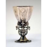 Dutch silver miniature 'Snake Cup'