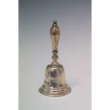 Asprey - Elizabeth II cast silver table bell