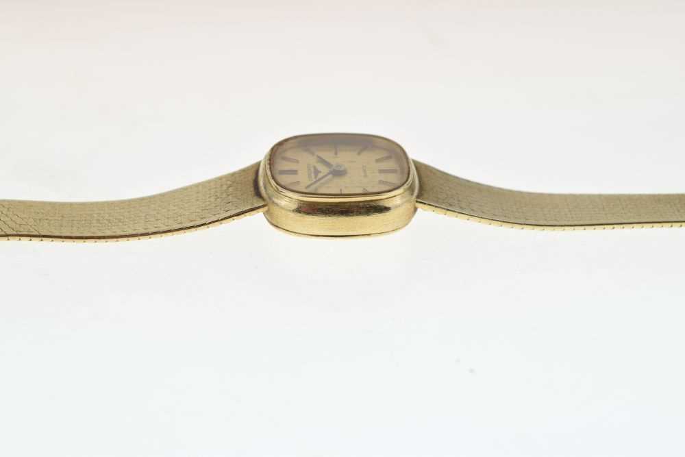 Longines - Lady's 14ct gold bracelet quartz watch - Image 5 of 8