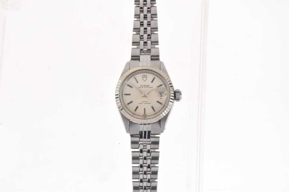 Tudor - Lady's Princess Oysterdate stainless steel automatic bracelet watch - Image 10 of 10