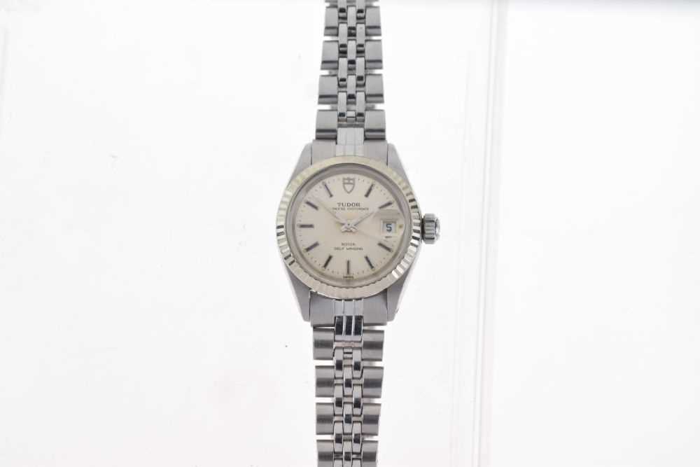 Tudor - Lady's Princess Oysterdate stainless steel automatic bracelet watch - Image 9 of 10