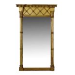 Regency giltwood pier glass or wall mirror